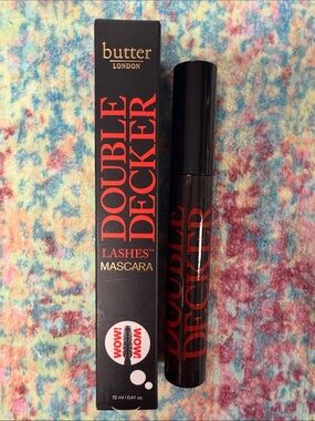 butter LONDON Double Decker Mascara — Black with Red Logo